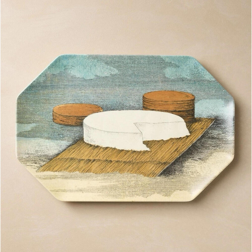 John Derian Target Thanksgiving Fall Melamine Hexagon Cheese Serving Platter